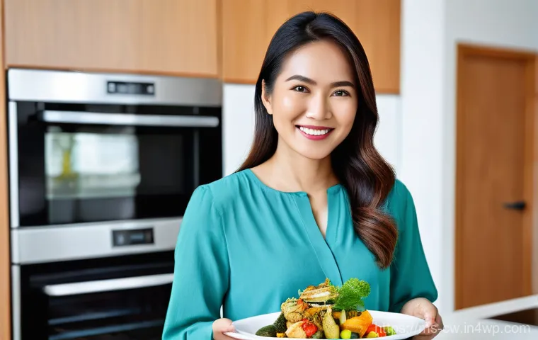 저탄수화물 다이어트와 대체 단백질 - **Prompt:** A vibrant, healthy Malay woman in her late 30s, dressed in comfortable, modest casual we...