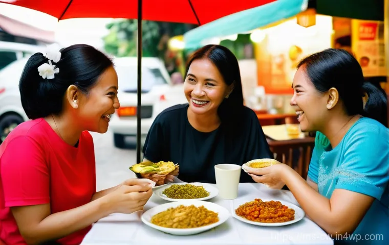 저탄수화물 다이어트에서의 사회적 압박 관리 - **Mamak Diplomacy: A Low-Carb Choice**
"A bustling, open-air Malaysian mamak stall in the early ...