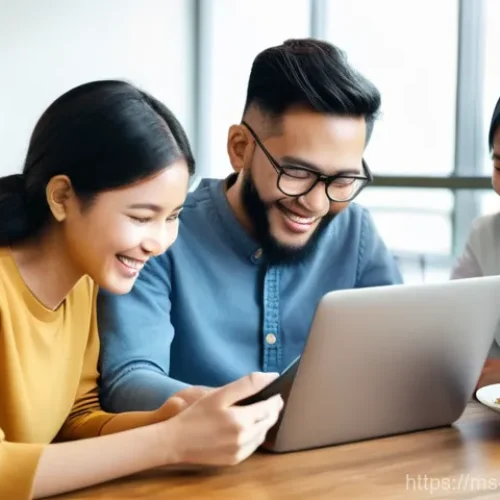 Home 29 저탄수화물 다이어트를 위한 온라인 커뮤니티 활용법 - **Community Support and Connection**
"A vibrant scene featuring a diverse group of adult Malaysi...