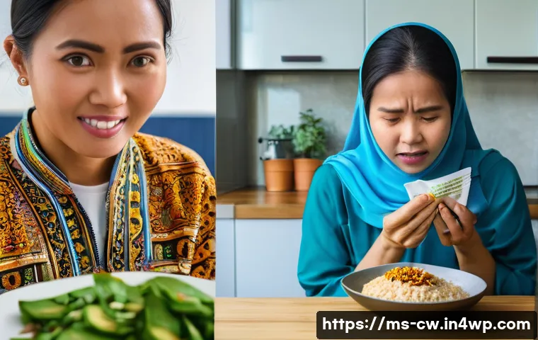 저탄수화물 다이어트 중 간헐적 단식의 조합 - **Prompt:** A vibrant and inspiring split image, portraying a Malay woman's health journey. On the l...
